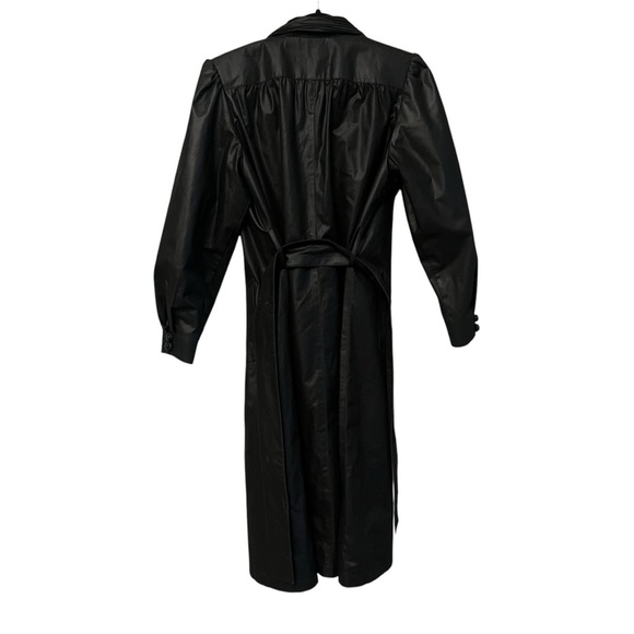 Vintage London Fog Black Trench - Picture 2 of 5